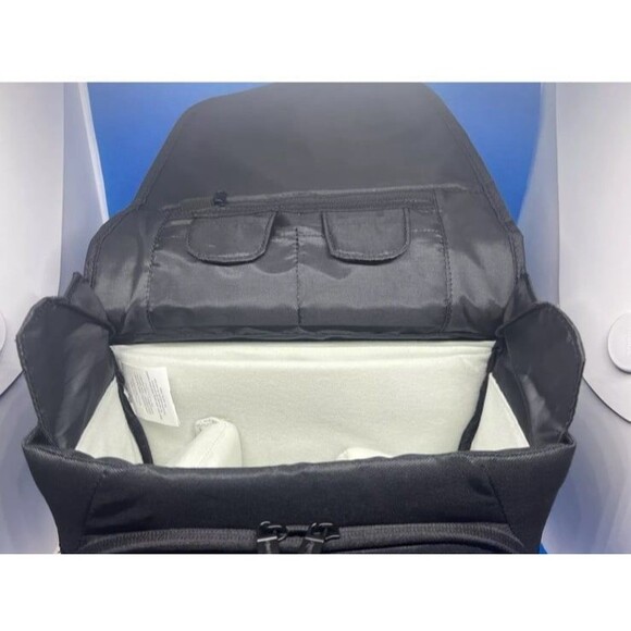 DSLR Brand New Camera bag by Amazon Basics Black adjustable strap multi- compart - Picture 5 of 11